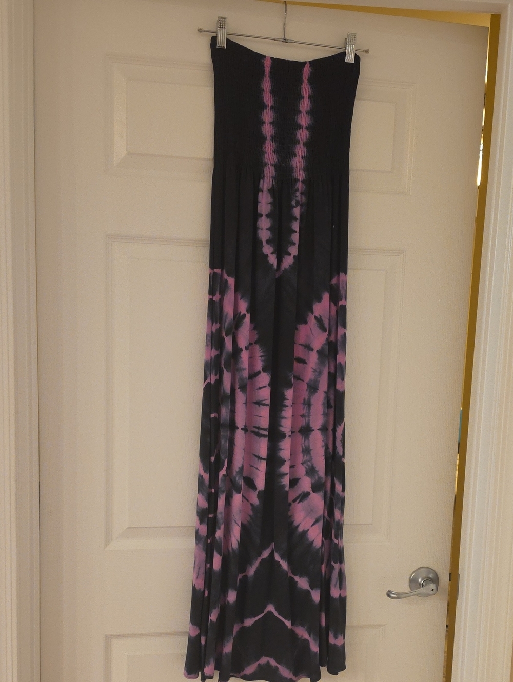 Tie-Dye Strapless Maxi Dress Size Small